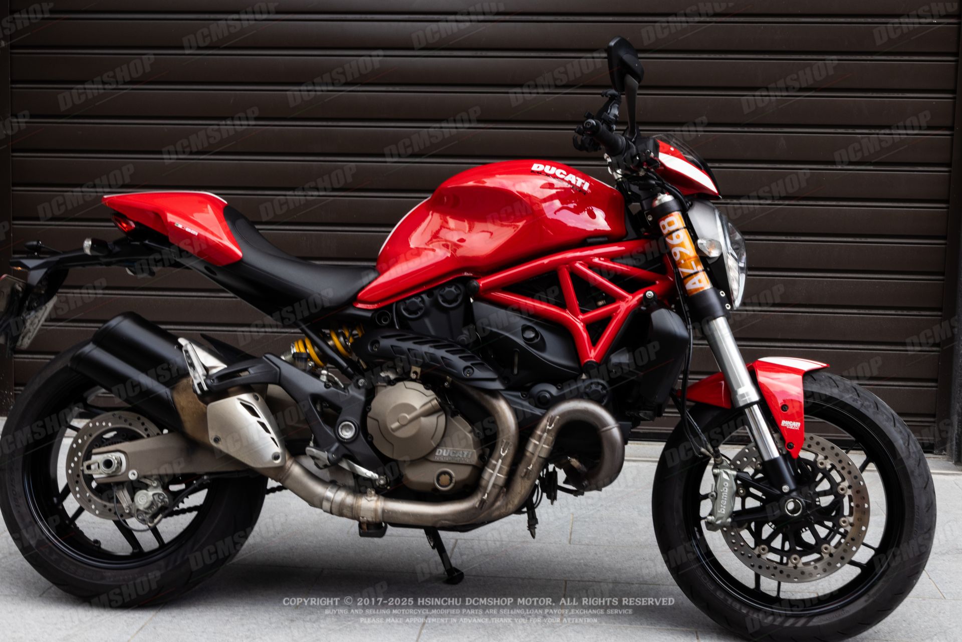 2015 DUCATI MONSTER 821 Stipe